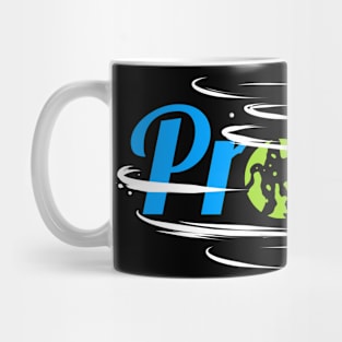 Logo Protect Earth With Clouds For Earth Day Mug
